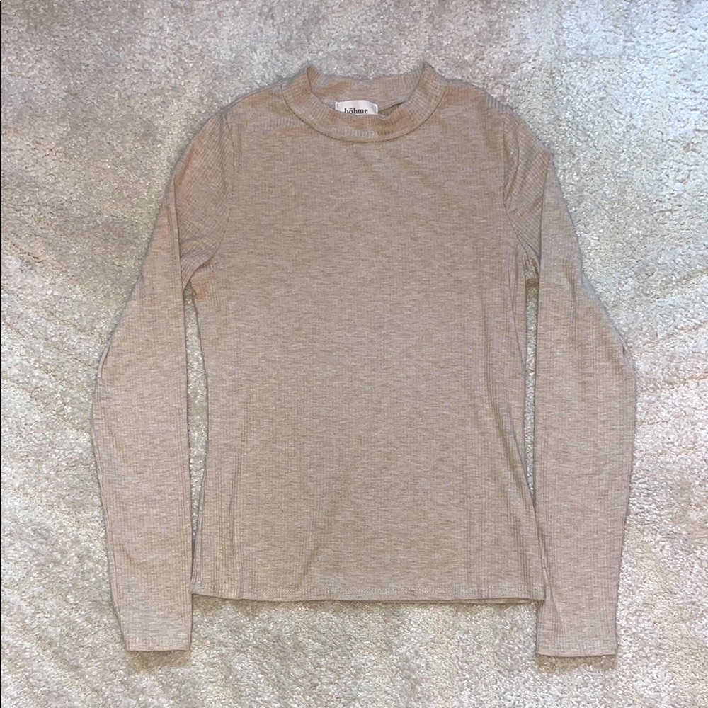 böhme | Long Sleeve Ribbed Top